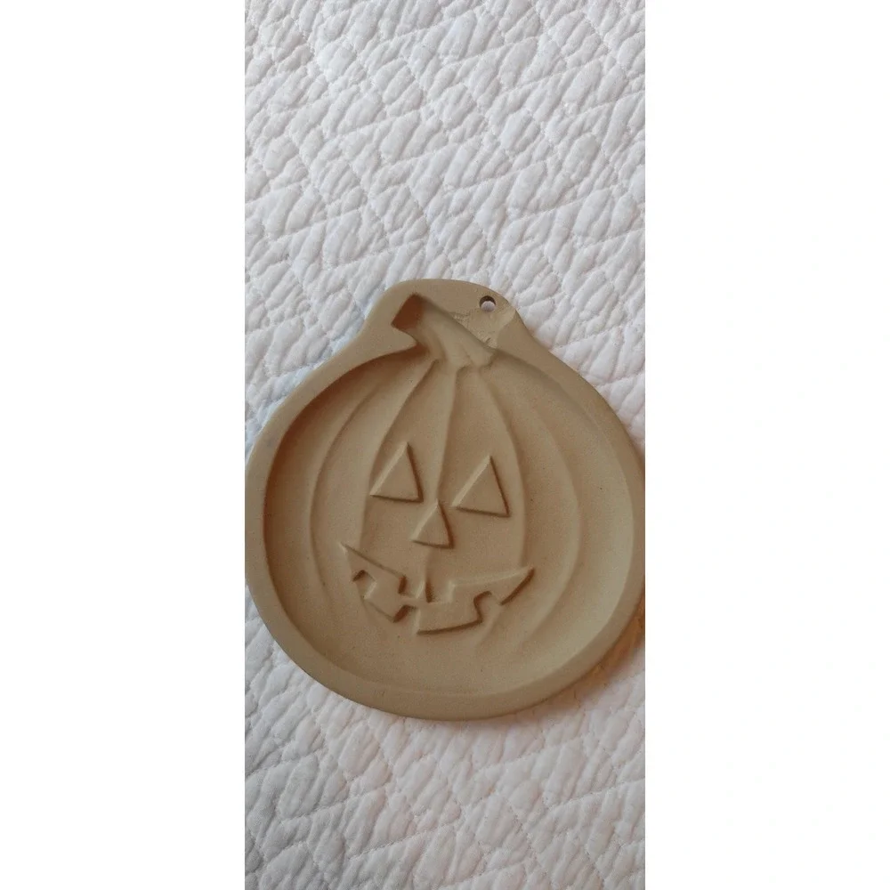 VTG pumpkin jack lantern cookie mold Brown Bag Cookie Art- Hill Design Inc @1992